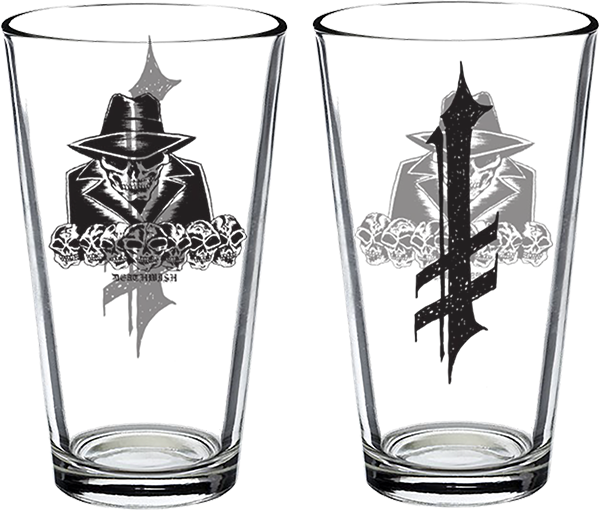 Deathwish 'Dealers Choice' Pint Glass