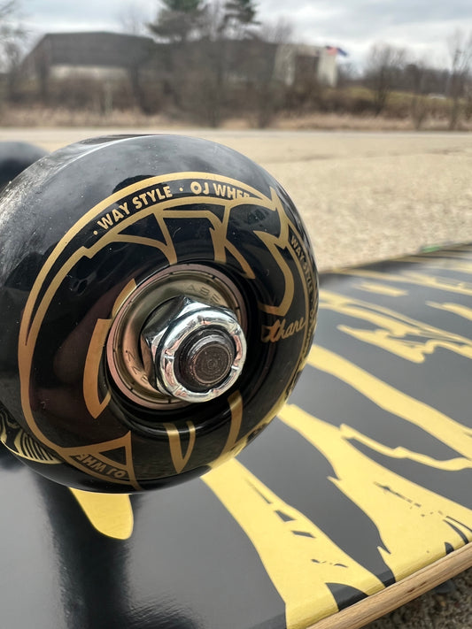 Creature Metallic Swirl Skateboard Complete