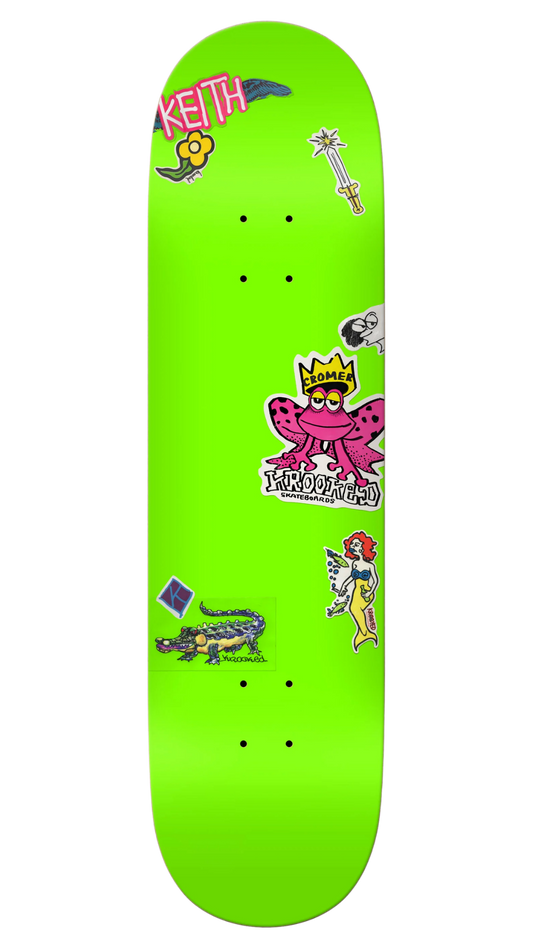 Krooked Cromer Neon Sticker 8.25