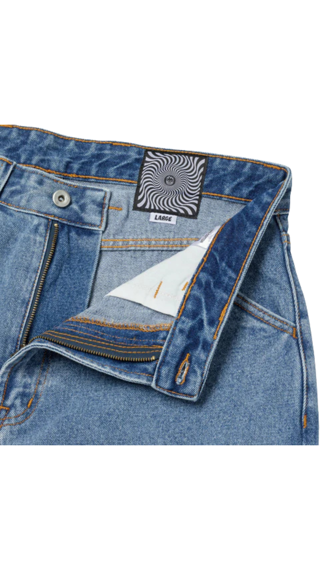 SPITFIRE BIGHEAD FILL DENIM PANT MEDIUM STONE WASH