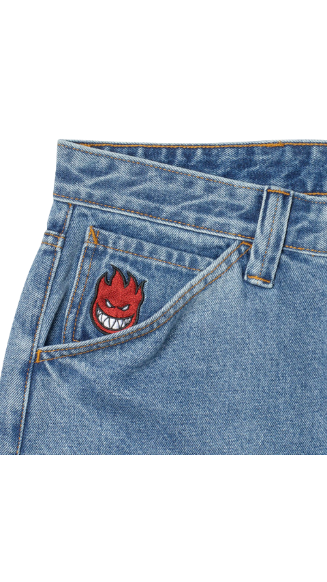 SPITFIRE BIGHEAD FILL DENIM PANT MEDIUM STONE WASH